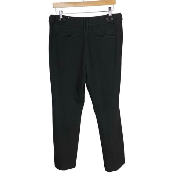 Ann Taylor Loft Kate Black Stretch Knit Straight Leg Dress Pants - Size 12 - Picture 2 of 5